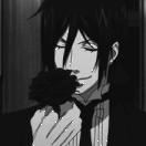 Аватар Бросающий розу Sebastian Michaelis / Себастьян Микаэлис из аниме Темный дворецкий / Kuroshitsuji