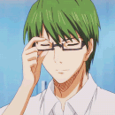 Аватар Поправляющий очки Midorima Shintarou / Синтаро Мидорима из аниме Kuroko No Basket / Баскетбол Куроко