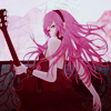 Аватар Vocaloid Megurine Luka / Вокалоид Мегурине Лука с гитарой