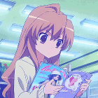Аватар Aisaka Taiga / Тайга Айсака из аниме Торадора! / Toradora! читает журнал