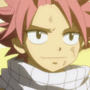 Аватар Улыбающийся Natsu Dragneel / Нацу Драгнил из аниме Хвост Феи / Fairy Tail