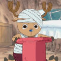 99px.ru аватар Tony Tony Chopper / Тони Тони Чоппер из аниме Большой Куш / One Piece надевает шляпу