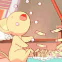 99px.ru аватар Kero-chan / Керо-тян из аниме Cardcaptor Sakura / Сакура — собирательница карт ест конфеты