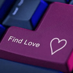 Аватар Клавиша на которой написано Find Love / Найди любовь и сердечко