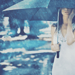 99px.ru аватар Девушка с зонтом под дождем