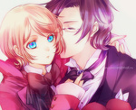 Аватар Alois Trancy / Алоис Транси и Claude Faustus / Клод Фаустус из аниме Kuroshitsuji / Темный Дворецкий