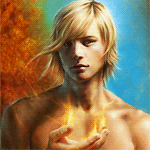 99px.ru аватар Парень с огнем в руке