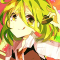 Аватар Vocaloid Gumi Megpoid / Вокалоид Гуми Мегпоид с конфетой в руке