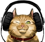 99px.ru аватар Забавный кот в наушниках