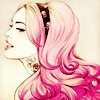 99px.ru аватар Девушка с розовыми волосами и обручем