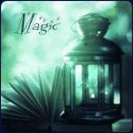 99px.ru аватар Волшебный фонарь стоит на книжке (magic / магия)