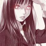 99px.ru аватар Девушка из манги Подруга / Girlfriend со светящимися глазами