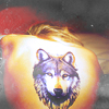 99px.ru аватар Девушка с татуировкой волка на спине