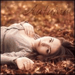 99px.ru аватар Девушка лежит на осенних листьях (autumn / осень)