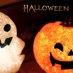99px.ru аватар Тыква и приведение (Halloween / Хэллоуин)