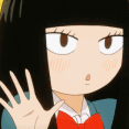 Аватар Машущая рукой Kuronuma Sawako / Куронума Савако из аниме Kimi ni Todoke / Дотянуться до тебя