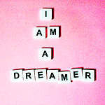 Аватар Кубики с буквами (I am a dreamer / Я мечтатель)