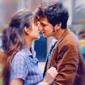 Аватар Гийом Кане / Guillaume Canet и Марион Котийяр / Marion Cotillard целуются, кадр из фильма «Влюбись в меня, если осмелишься / Jeux d'enfants'
