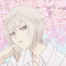 99px.ru аватар Томое / Tomoe из аниме Kamisama Hajimemashita / Очень приятно, Бог на фоне цветущей сакуры