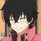 99px.ru аватар Счастливый Yoshida Haru / Ёсида Хару из аниме Tonari no Kaibutsu-kun / Я и чудовище