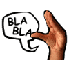 Аватар Жест означающий Бла Бла / Bla Bla