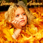 99px.ru аватар Девочка лежит в опавшей осенней листве (beauty autumn / красота осени)