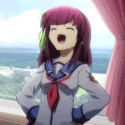 Аватар Смеющаяся Nakamura Yuri / Юри Накамура из аниме ''Angel Beats! / Ангельские ритмы''