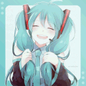 99px.ru аватар Счастливая Вокалоид Мику Хатсуне / Vocaloid Miku Hatsune