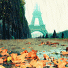 Аватар Осенний дождь в Париже, Франция / Paris, France, на фоне Эйфелевой башни / La tour Eiffel