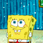 99px.ru аватар Губка Боб из мультфильма 'Губка Боб квадратные штаны / SpongeBob SquarePants' надевает новогоднюю шапку