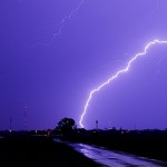Аватар Разряд молнии в ночном небе