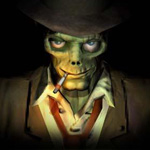 Аватар Зеленый зомби с сигаретой из игры Обитель Зла / Residen Evil