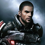Аватар Commander Shepard / Командор Шепард из игры Mass Effect / МассЭффект с оружием