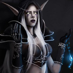 99px.ru аватар Темная эльфийка из игры World of Warcraft  / Мир Варкрафт