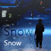 Аватар Мужчина идет домой по заснеженной улице (snow / снег)