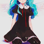 99px.ru аватар Vocaloid Hatsune Miku / Вокалоид Хатсуне Мику с ангельскими крылышками за спиной