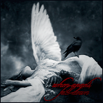99px.ru аватар Черный ворон сел на лежащую девушку-ангела (when angels fall down / когда ангелы падают)