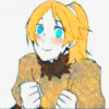 Аватар Vocaloid Kagamine Rin / Вокалоид Кагамине Рин из клипа на песню Слуга Зла / Servant of Evil