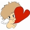 99px.ru аватар Ангел держит красное сердце