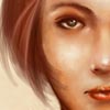 Аватар Половина лица шатенки