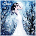 99px.ru аватар Девушка в длинном белом платье, стоящая среди деревьев под падающим снегом