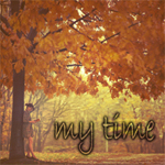 99px.ru аватар Девушка стоит под осенним деревом с книгой (My time)
