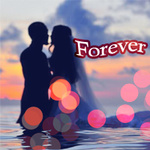 99px.ru аватар Парень и девушка в воде на фоне заката (Forever)