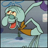 Аватар Сквидвард / Squidward бьёт себя по попе, из мультика Губка Боб Квадратные Штаны / SpongeBob SquarePants