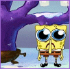 Аватар Расстроенный SpongeBob / Губка Боб из мультика Губка Боб Квадратные Штаны / SpongeBob SquarePants на Рождество