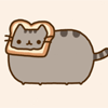 Аватар Pusheen the Cat / Кот Пушин застрял мордочкой в тосте