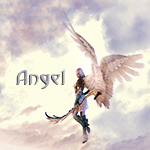99px.ru аватар Ангел с мечом из популярной онлайн-игры Aion / Аион парит в небе (Angel / Ангел)