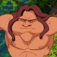 Аватар Тарзан / Tarzan из одноименного диснеевского мультика показывает язык