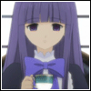 Аватар Фредерика Бернкастель / Frederica Bernkastel, из аниме Когда плачут чайки / Umineko no Naku Koro ni , пьет чай