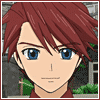 Аватар Баттлер Уширомия / Battler Ushiromiya, из аниме Когда плачут чайки / Umineko no Naku Koro ni , с развевающимися волосами
